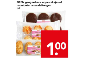 gangmakers appelcakejes of roomboter amandeltongen