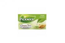 pickwick pure green green tea ginseng