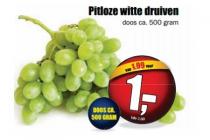 pitloze witte druiven