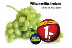 pitloze witte druiven