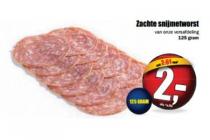 zachte snijmetworst