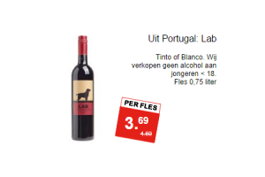 lab wijn uit portugal