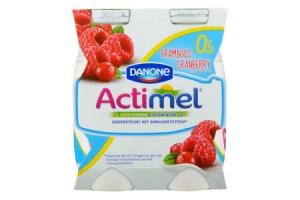 danone actimel frambooscranberry light