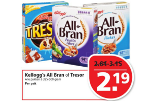 kelloggs all bran of tresor