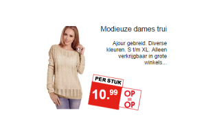 modieuze dames trui