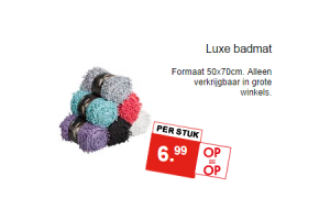 luxe badmat