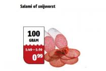 poiesz salami of snijworst