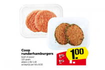 coop runderhamburgers beef of peper 125 gram