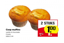 coop muffins vanille of chocolade