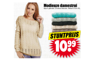 modieuze dames trui