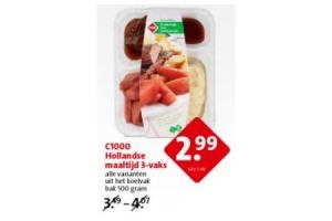 c1000 hollandse maaltijd 3 vaks