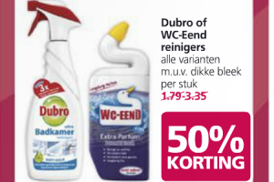 dubro en wc eend reinigers