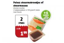 poiesz shoarmabroodjes of shoarmasaus