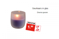 geurkaars in glas