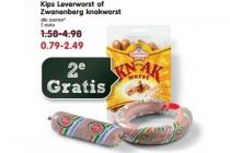 kips leverworst of zwanenberg knakworst