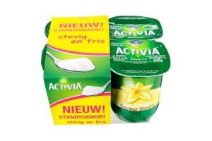 danone activia stand vanille