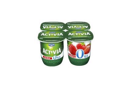 danone activia yoghurt 0 aardbei