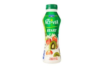 danone activia yoghurt drink aardbeikiwi