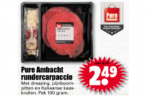 pure ambacht rundercarpaccio