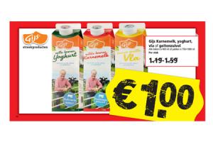 gijs karnemelk yoghurt vla of geitenzuivel