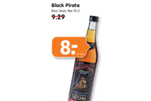 Marine Mineraalwater Versnipperd Black Pirate bruine rum nu €8,- - Beste.nl