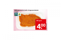 deen gepaneerde  herfst  of zigeunerschnitzels