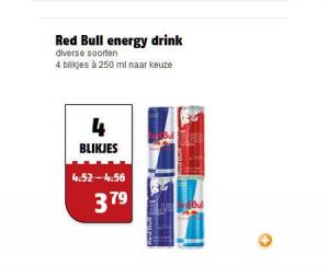 red bull energy drink diverse soorten