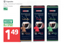 espresso capsules