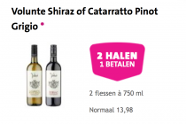 volunte shiraz of catarratto pinot grigio