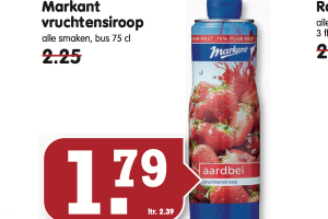 markant vruchtensiroop