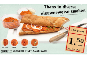 proef t verschil filet americain