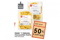 proef t verschi italiaanse pasta