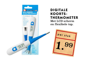 digitale koorts thermometer