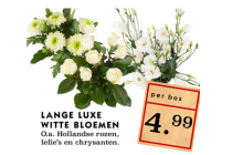 lange luxe witte bloemen