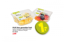 plus vers gesneden fruit