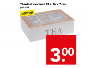 theekist van hout