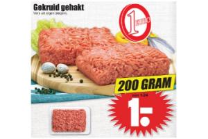 dirk gekruid gehakt 200 gram