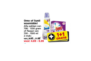 sunil of omo wasmiddel
