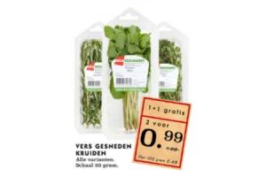 vers gesneden kruiden