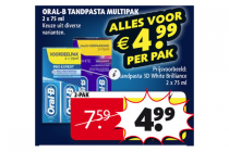 oral b tandpasta multipak