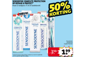 sensodyne complete protection of repair  protect