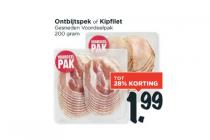 ontbijtspek of kipfilet