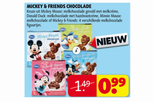 mickey  friends chocolade