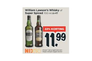 william lawsons whisky of super spiced