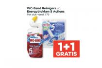 wc  eend reinigers of energyblokken 5 actions