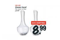 glazen karaf
