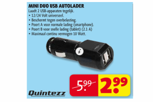 mini duo usb autolader