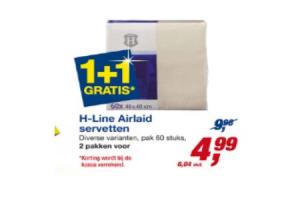 h line airlaid servetten