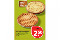 abrikozenraster  en appelkruimelvlaai