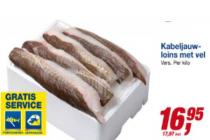 kabeljauw loins met vel